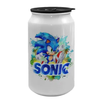 Σόνικ ο Σκαντζόχοιρος, Κούπα ταξιδιού μεταλλική με καπάκι (tin-can) 500ml