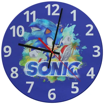 Sonic, Ρολόι τοίχου γυάλινο (30cm)