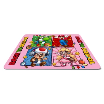 Back to the School Mario & Friends, Mousepad ορθογώνιο 27x19cm
