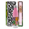 Easter Set, Metallic pink/white (Stainless steel) thermos, double-walled, 500ml & aromatic flat Easter candle (30cm) (PINK)