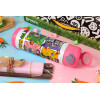 Easter candle, Childrens hot water bottle, stainless steel, with safety straw, PINK (500ml)
