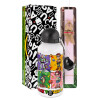 Easter Set, metallic aluminum bottle (500ml) & aromatic flat Easter candle (30cm) (PINK)