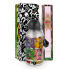 Easter Set, metallic Silver aluminum water bottle (500ml) & scented flat Easter candle (30cm) (PINK)