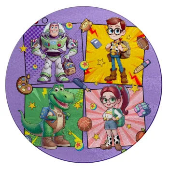 Back to the School Buzz & Friends, Επιφάνεια κοπής γυάλινη στρογγυλή (30cm)
