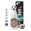 Soccer Metal mug thermos, double wall, 550ml