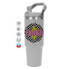 GREY color, 890ml (30oz) stainless Steel Tumbler with Handle