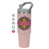 Pink color, 890ml (30oz) stainless Steel Tumbler with Handle