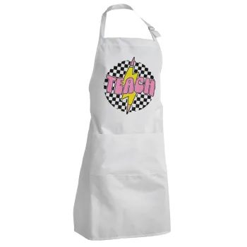 Teach, Adult Chef Apron (with sliders and 2 pockets)