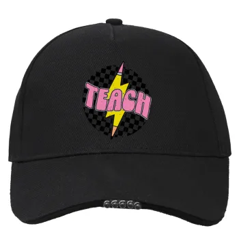 Teach, Work & Activity LED Light Cap – Perfect for Night & Low Light Conditions (100% COTTON, ADULT, UNISEX)