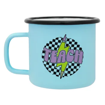 Teach, Κούπα Μεταλλική εμαγιέ ΜΑΤ σιέλ 360ml