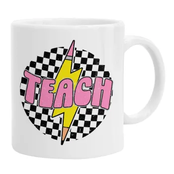 Teach, Ceramic coffee mug, 330ml