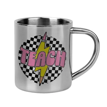 Teach, Κούπα Ανοξείδωτη διπλού τοιχώματος 300ml