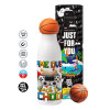 Bascetball Metal mug thermos, double wall, 550ml
