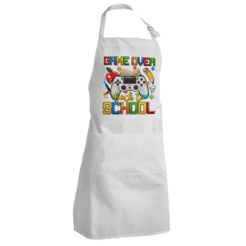 GAME OVER, Back to the School, Ποδιά Σεφ Ολόσωμη Ενήλικων (με ρυθμιστικά και 2 τσέπες)