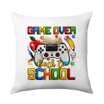 GAME OVER, Back to the School, Sofa cushion 40x40cm includes filling