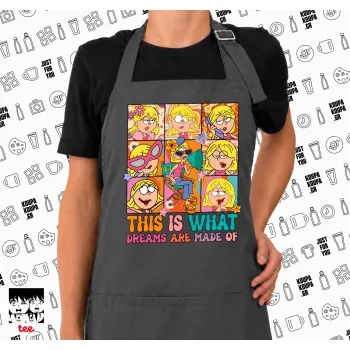 This Is What Dreams Are Made Of Lizzie Mcguire, Ποδιά μακριά Σεφ ολόσωμη με τσέπες GREY (ΕΝΗΛΙΚΩΝ)