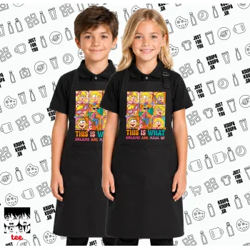 This Is What Dreams Are Made Of Lizzie Mcguire, Μαύρη ΠΑΙΔΙΚΗ Ποδιά μακριά Σεφ ολόσωμη με τσέπες