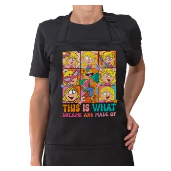 This Is What Dreams Are Made Of Lizzie Mcguire, Ποδιά μακριά Σεφ ολόσωμη με τσέπες Μαύρη (ΕΝΗΛΙΚΩΝ)