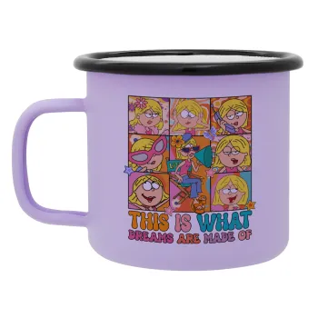 This Is What Dreams Are Made Of Lizzie Mcguire, Κούπα Μεταλλική εμαγιέ ΜΑΤ Light Pastel Purple 360ml