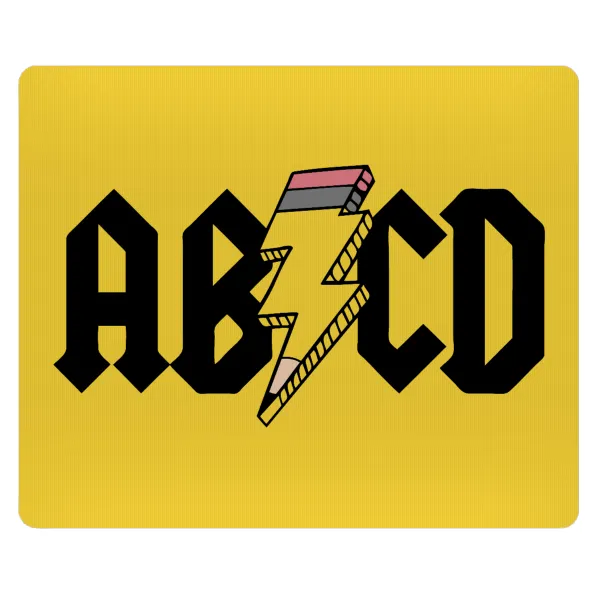 ABCD — Mousepad ορθογώνιο 23x19cm