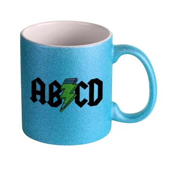 ABCD, Κούπα Σιέλ Glitter που γυαλίζει, κεραμική, 330ml