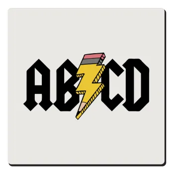 ABCD, Τετράγωνο μαγνητάκι ξύλινο 6x6cm