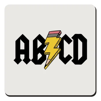 ABCD, Τετράγωνο μαγνητάκι ξύλινο 9x9cm