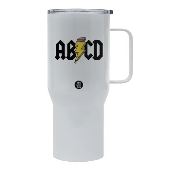 ABCD, Tumbler με καπάκι, διπλού τοιχώματος (θερμό) 750L