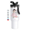 Mega Stainless steel Tumbler with lid, double wall 1,2L