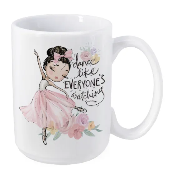 Dance Like everyone's watching — Mega mug, ceramic, 450ml