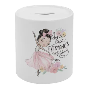 Dance Like everyone's watching, Κουμπαράς πορσελάνης με τάπα