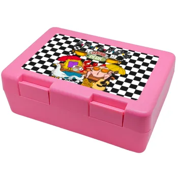 Friends, Children's cookie container PINK 185x128x65mm (BPA free plastic)