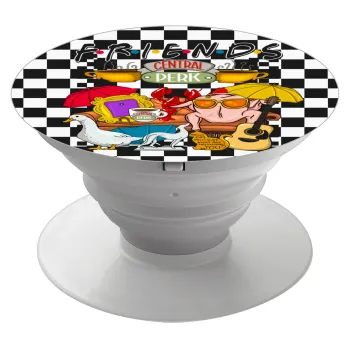 Friends, Phone Holders Stand  White Hand-held Mobile Phone Holder