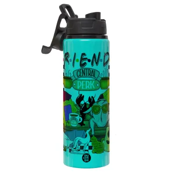 Τα φιλαράκια, Μεταλλικό παγούρι νερού με καπάκι ασφαλείας, αλουμινίου 850ml