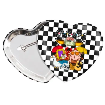 Τα φιλαράκια, Κονκάρδα παραμάνα καρδιά (57x52mm)