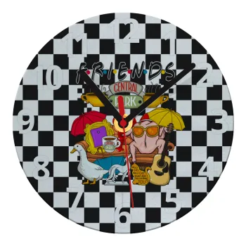 Friends, Ρολόι τοίχου γυάλινο (20cm)