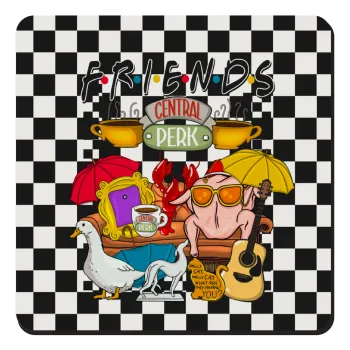 Τα φιλαράκια, Τετράγωνο μαγνητάκι ξύλινο 9x9cm