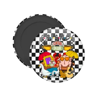 Τα φιλαράκια, Μαγνητάκι ψυγείου στρογγυλό διάστασης 5cm