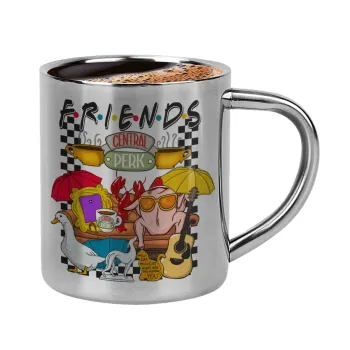Friends, Double-wall metal cup for espresso (220ml)