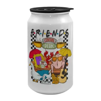 Τα φιλαράκια, Κούπα ταξιδιού μεταλλική με καπάκι (tin-can) 500ml