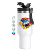 Mega Stainless steel Tumbler with lid, double wall 1,2L