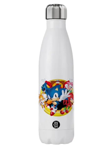 Sonic and friends — Stainless steel, double-walled, 750ml