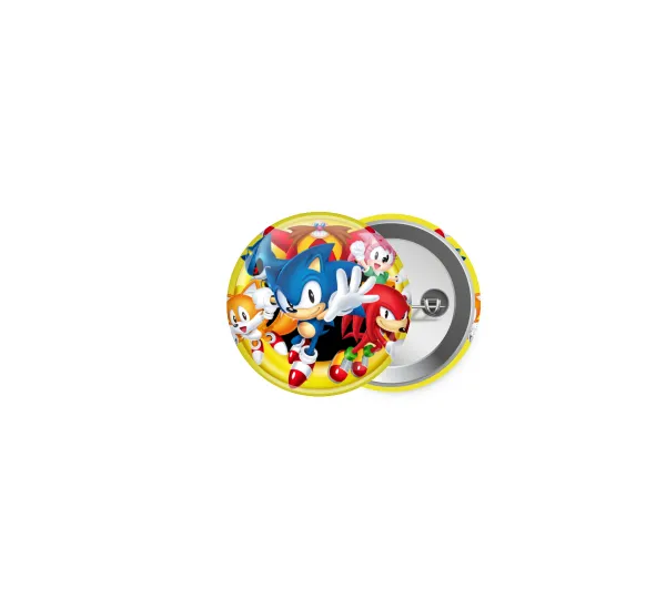 Sonic and friends — Pin badge, 2.5cm