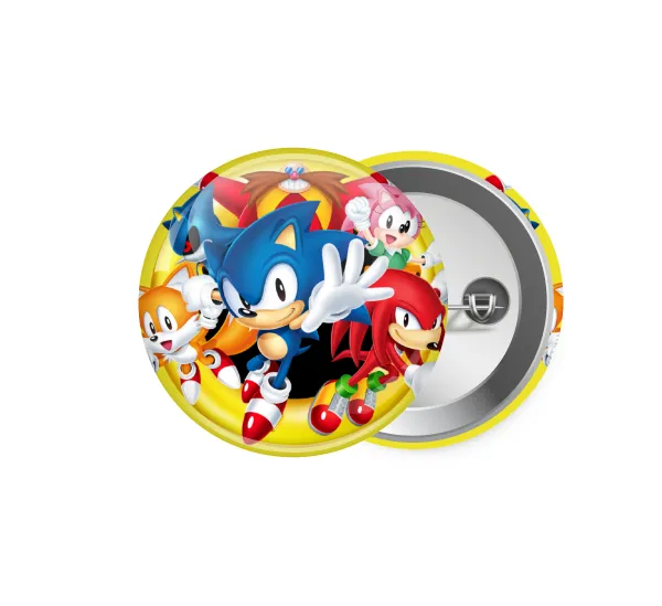 Sonic and friends — Pin badge, 5.9cm