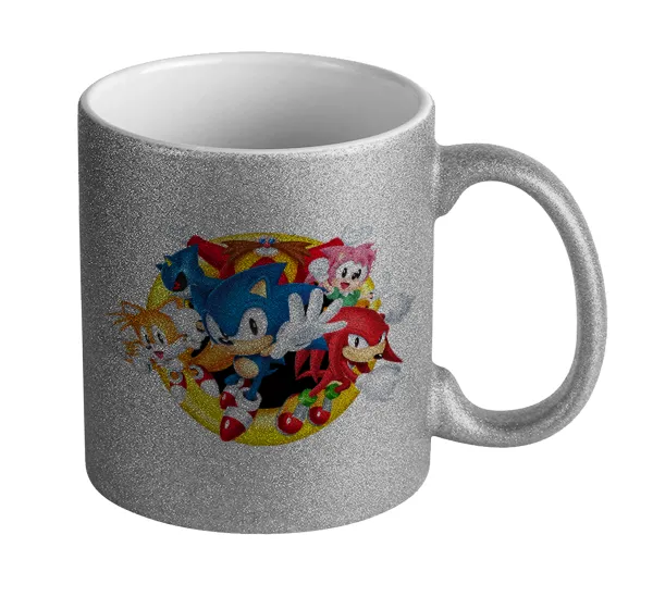 Sonic and friends — Glitter Ασημένια