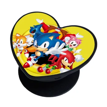 Sonic and friends, Phone Holders Stand  καρδιά Μαύρο Βάση Στήριξης Κινητού στο Χέρι