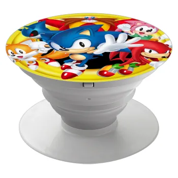 Sonic and friends, Phone Holders Stand  Λευκό Βάση Στήριξης Κινητού στο Χέρι