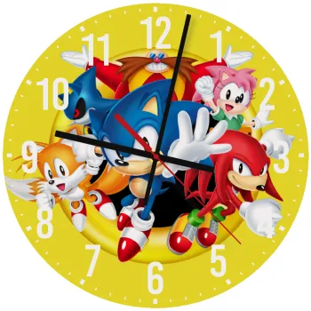 Sonic and friends, Ρολόι τοίχου ξύλινο (30cm)