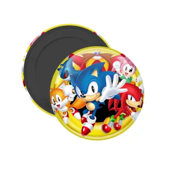 Sonic and friends, Μαγνητάκι ψυγείου στρογγυλό διάστασης 5cm