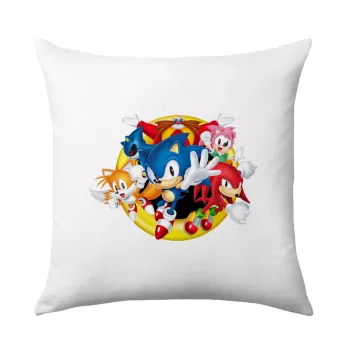 Sonic and friends, Sofa cushion 40x40cm includes filling